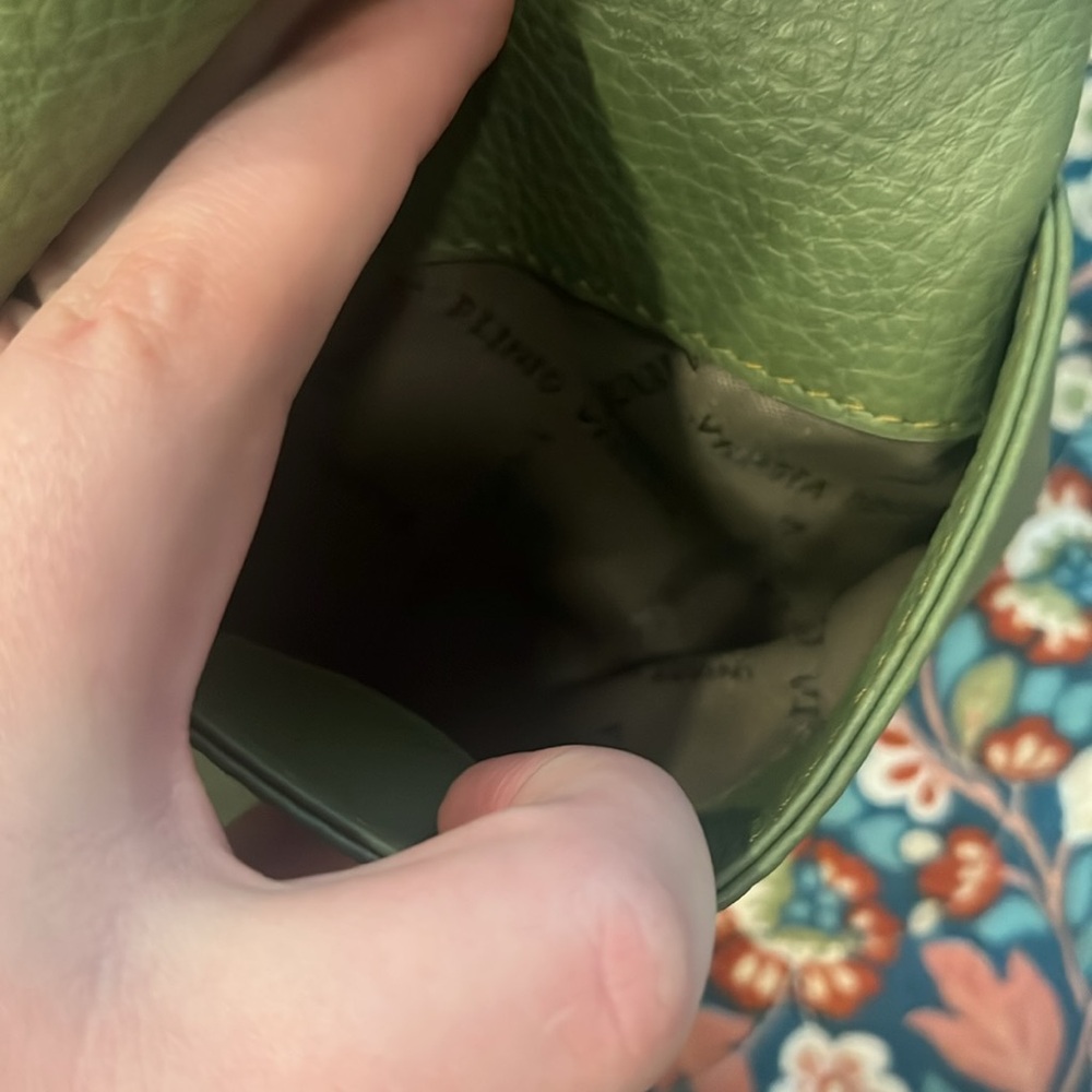 Plinio Visona Olive Green Hobo Bag - Picture 4 of 10